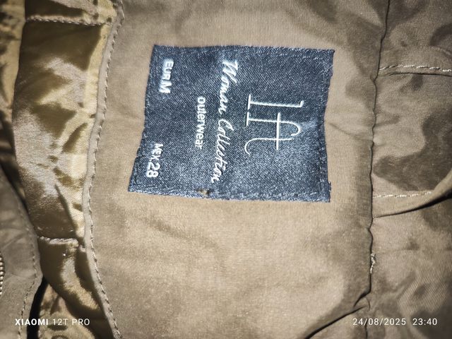 Abrigo militar mujer marrón