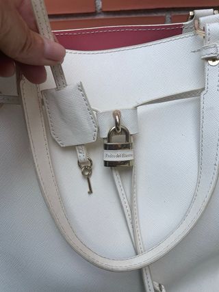 Bolso Pedro del Hierro blanco/hueso