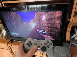 PlayStation 1 Gris - 1 mando+1memo