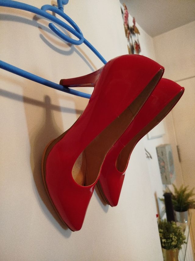 Zapatos rojos CHAMBY charol