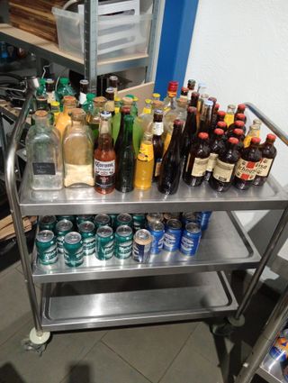 Carro camarero acero inox.