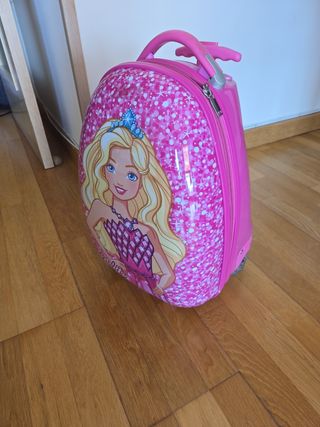Maleta infantil Barbie rosa