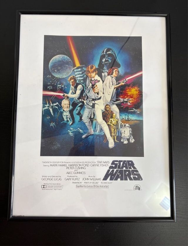Colección completa Posters de Star Wars enmarcado