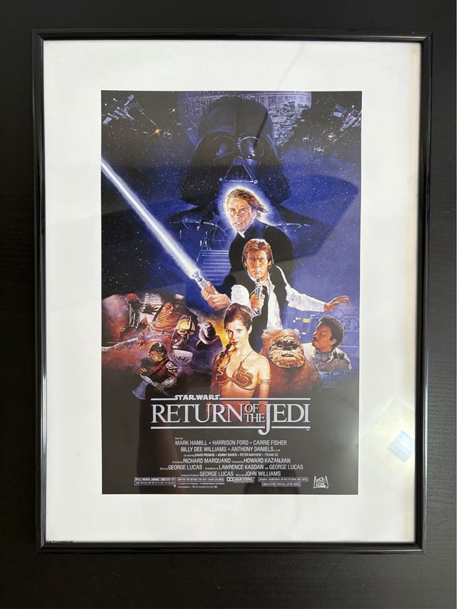 Colección completa Posters de Star Wars enmarcado