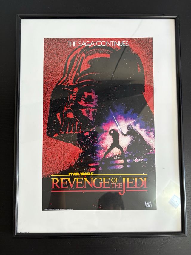 Colección completa Posters de Star Wars enmarcado