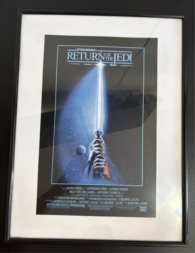 Colección completa Posters de Star Wars enmarcado