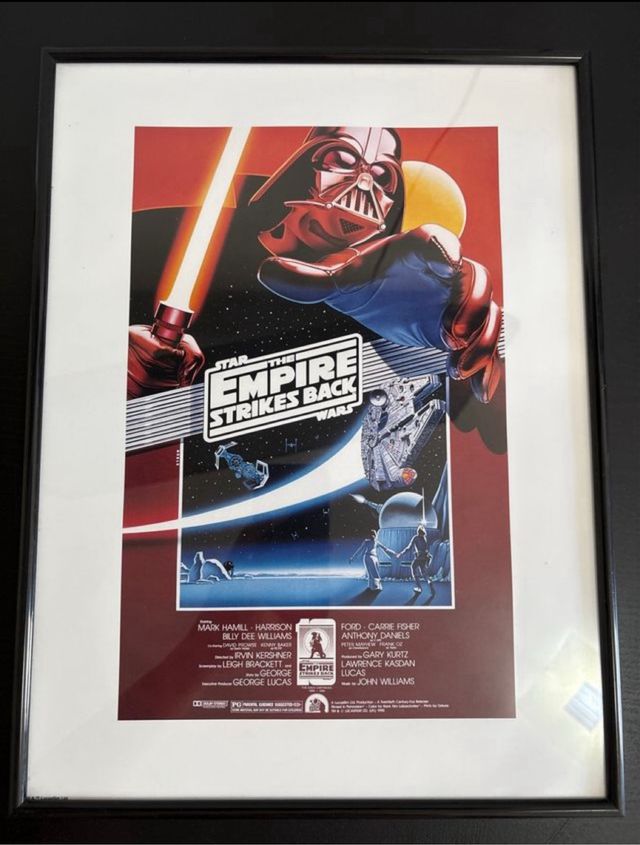 Colección completa Posters de Star Wars enmarcado