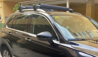Barras portaequipaje marca Thule VW Tiguan 