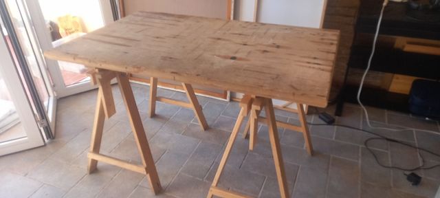 Mesa de madera altura regulable/inclinable