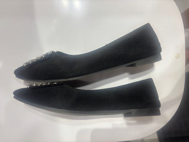 Bailarinas negras joya usadas 1 vez