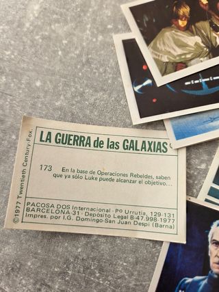 Cromos Album La Guerra de las Galaxias 1977 