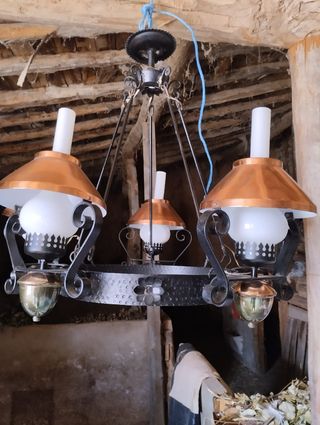 Lámpara vintage 6 luces