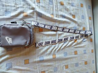 Bolso Nike gris - bandolera