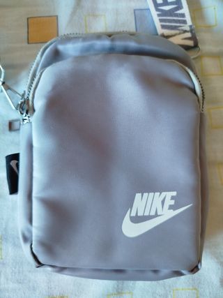 Bolso Nike gris - bandolera