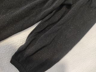 Vestido negro H&M brillo T-36