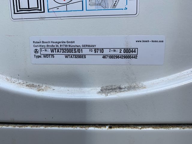 Puerta para secadora Bosch 7kg 