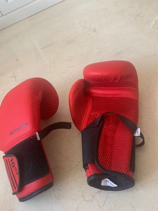 Guantes boxeo Outshock rojos 10oz