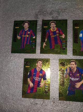 6 Cromos Messi Dynasty Box Adrenalyn 2024 2025