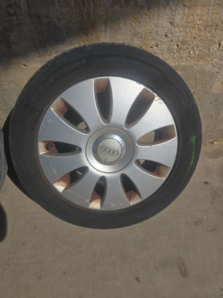 Llantas Audi A3 A4 16" 5x112 con gomas usadas 