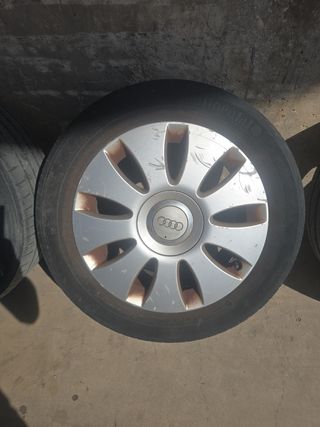 Llantas Audi A3 A4 16" 5x112 con gomas usadas 