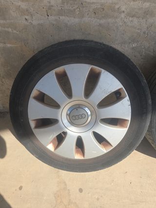 Llantas Audi A3 A4 16" 5x112 con gomas usadas 