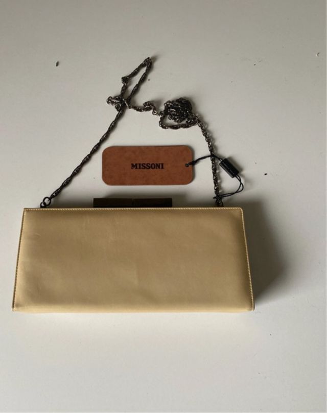 Pochette Missoni beige