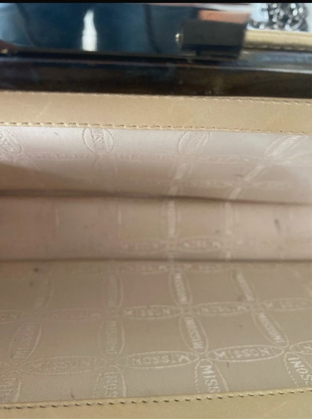 Pochette Missoni beige