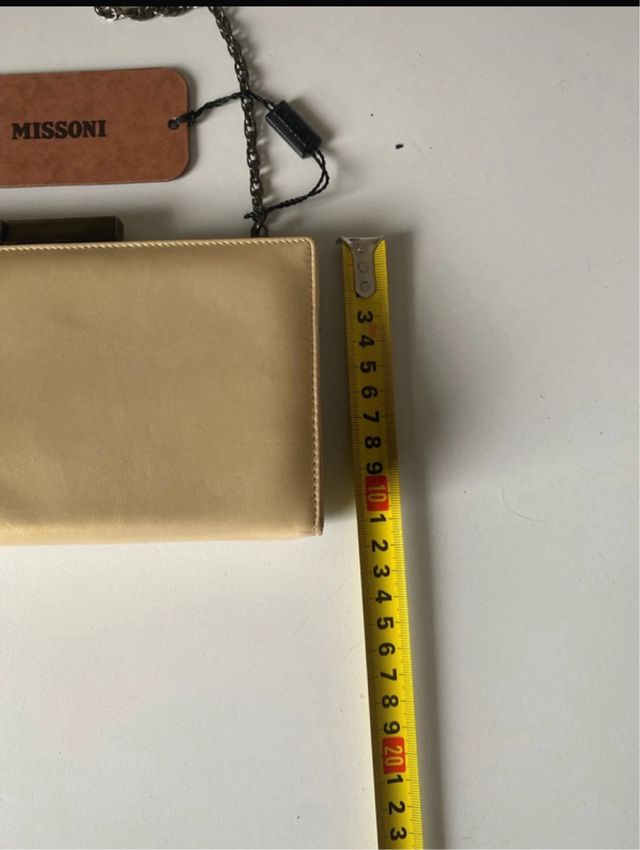 Pochette Missoni beige