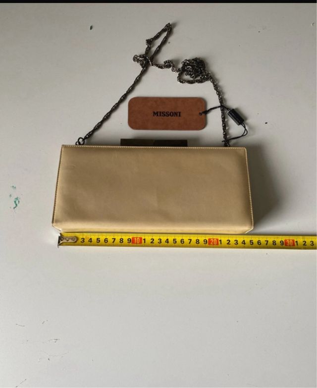 Pochette Missoni beige