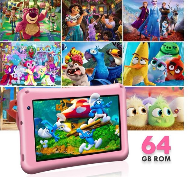 Tablet infantil rosa 7" Android 13