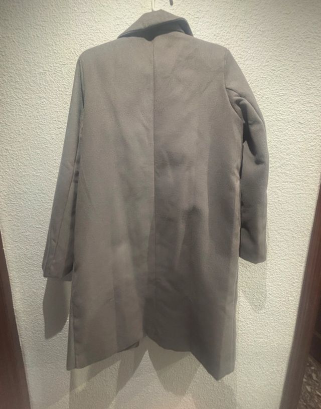 Abrigo paño gris XL - 46-56