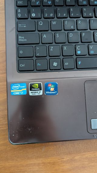 Portátil Asus A53S