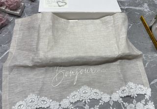 Runner lino Made in Italy beige