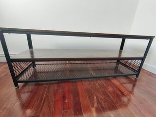 Mesa industrial - Madera y metal