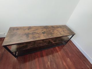 Mesa industrial - Madera y metal