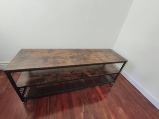 Mesa industrial - Madera y metal