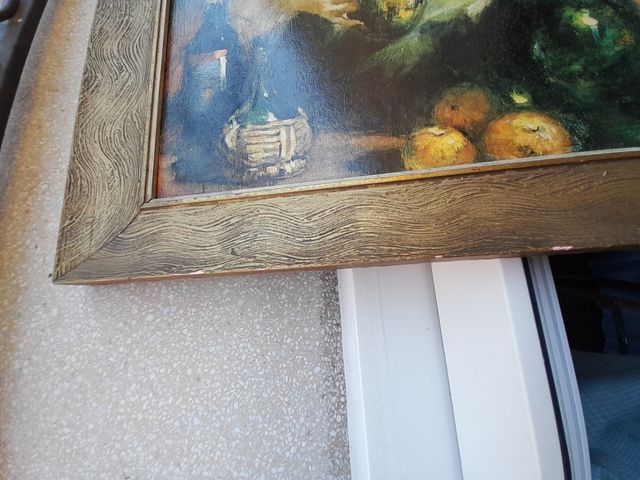 Cuadro al óleo, más de 50 años.