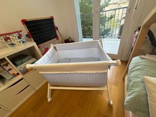 Minicuna blanca - Cuna bebé