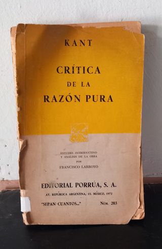 Kant Crítica de la razón pura