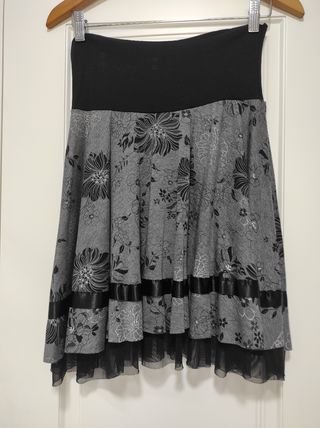 Falda gris invierno - Talla única
