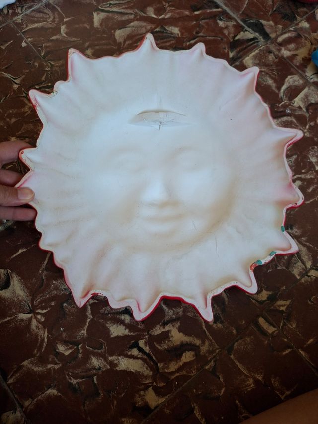 Sol y Luna cerámica decorativa