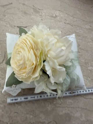 Cuscino fiori matrimonio