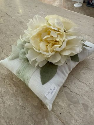 Cuscino fiori matrimonio