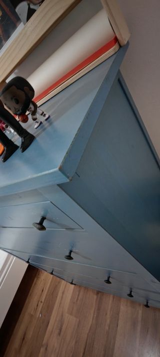 Cómoda Ikea Hemnes 
6 cajones - Azul