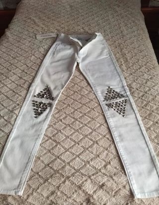 PANTALÓN VAQUERO BLANCO