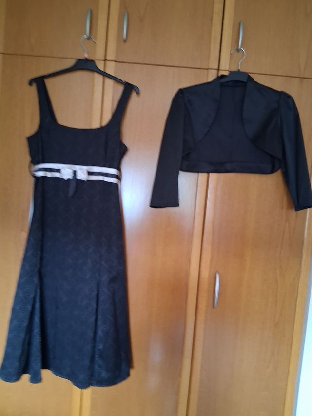 Vestido negro fiesta - Talla M