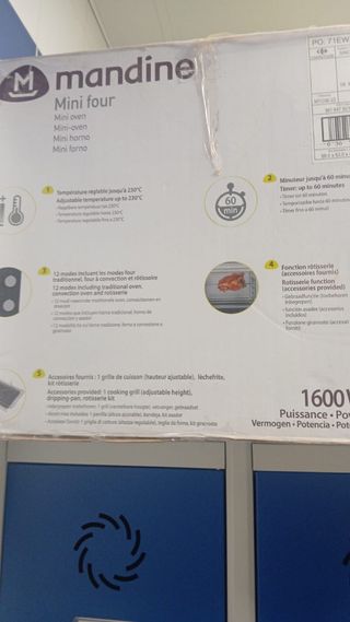 Horno mini en perfecto estado 