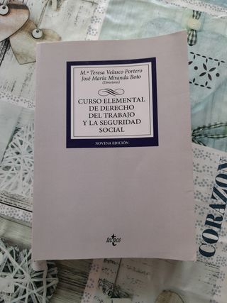 Curso elemental de Derecho del Trabajo y la Seg...