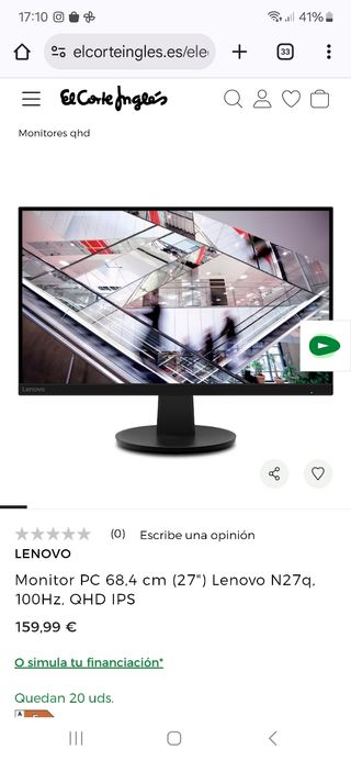 Monitor Lenovo N27q