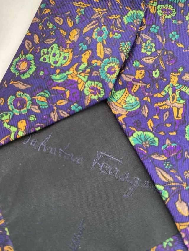 2 Cravatte Ferragamo vintage